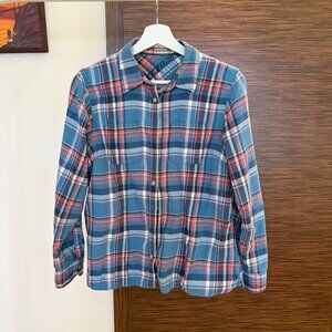 L.L.Bean Women's Flannel Button-Up Top